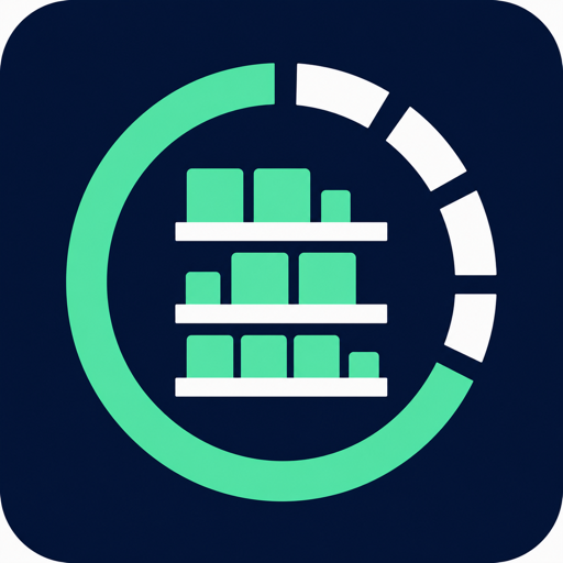 ShelfLife app icon showing product shelves inside a countdown ring